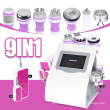 9 In 1 Multifunction Beauty Machine/ Lipolaser/ Cavitation/ Vacuum/ Rf Slimming Beauty Machine